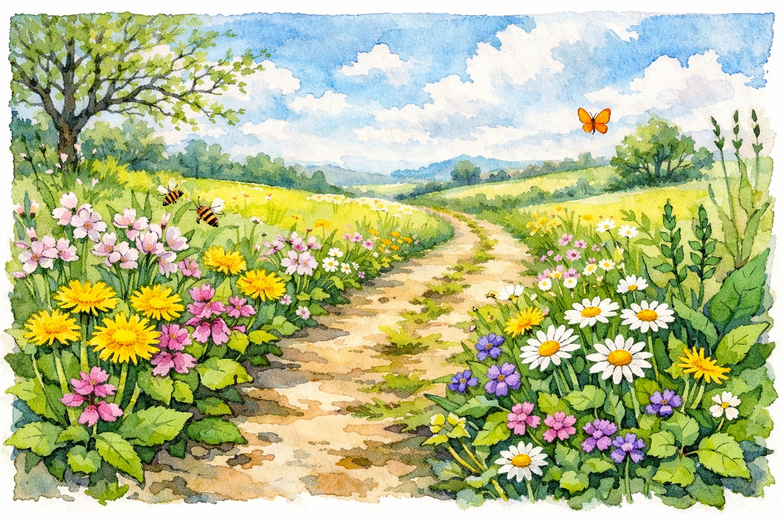 Frühling am Wegesrand